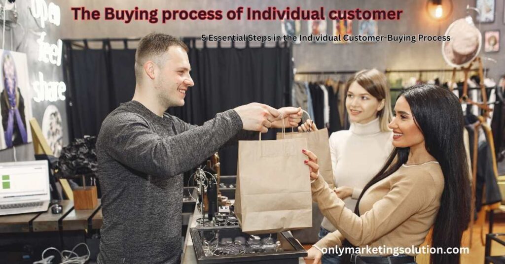 The Buying process of Individual customer 5 Essential Steps in the Individual Customer-Buying Process