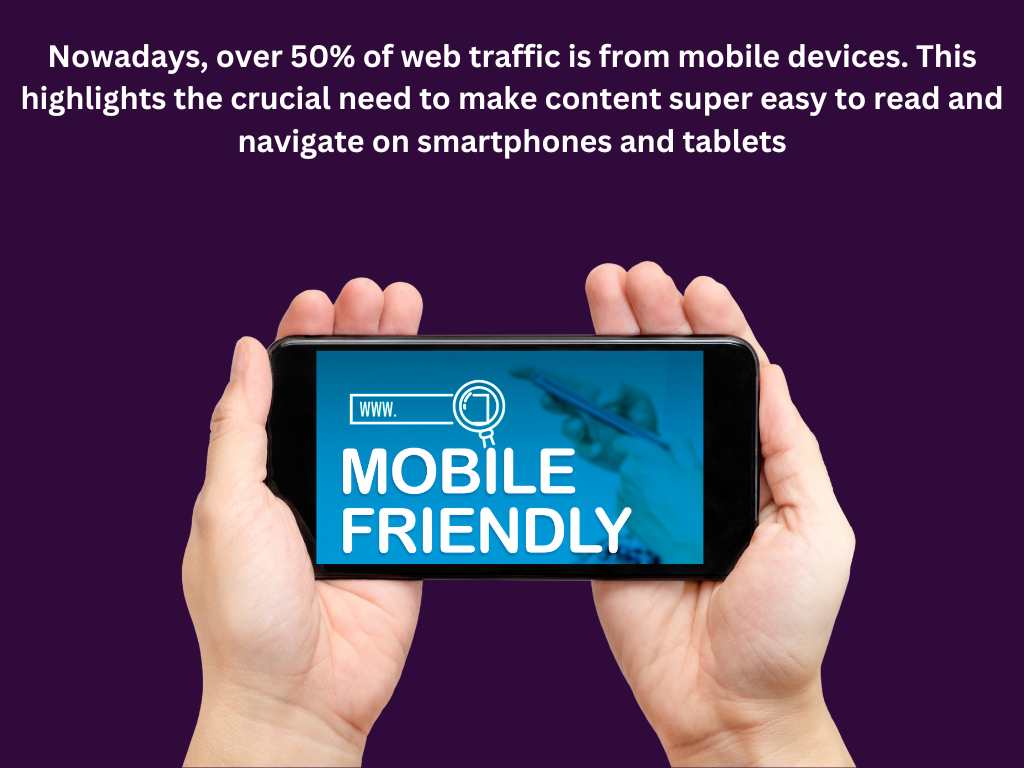 make mobile friendly content for mobile marketing strategy