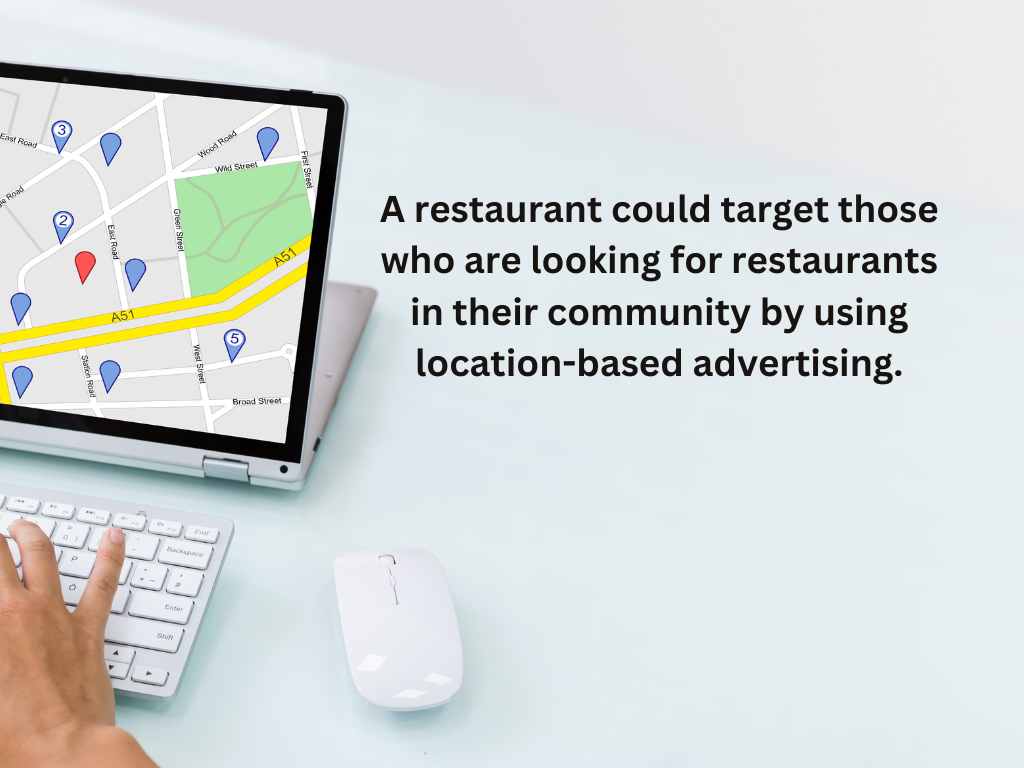 Location based targeting for local people 