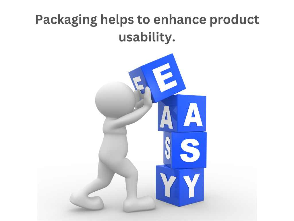 packaging helps to enhance the usability