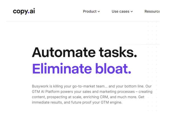 Copy.ai best marketing tools