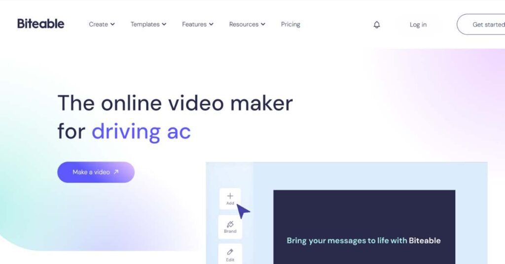 Biteable for video marketing  best animation tools 