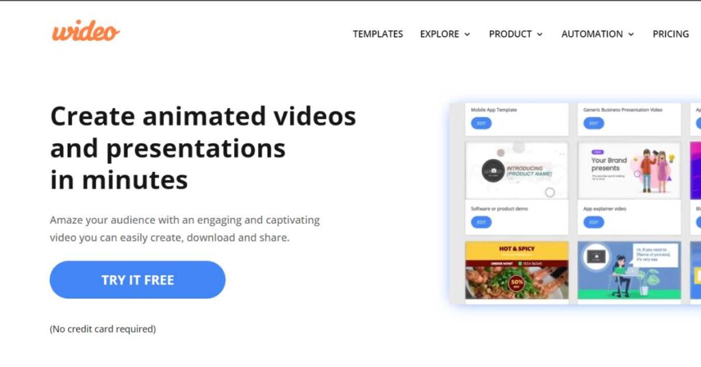 Wideo for making videos best animation tools